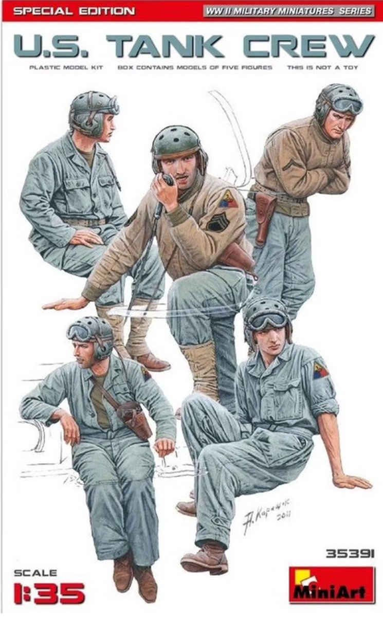 MiniArt | 35391 | U.S. Tank Crew | 1:35